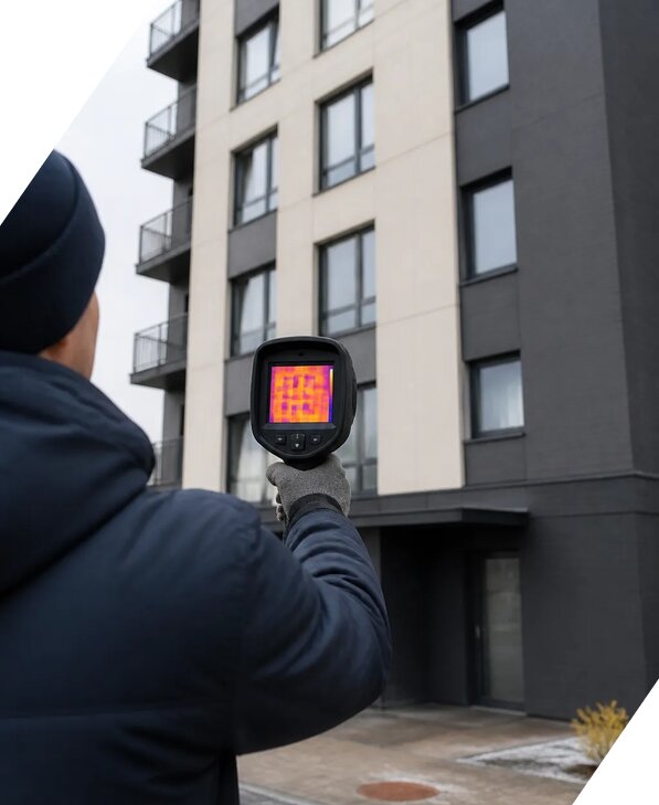 Тепловизионное обследование зданий в Железнодорожном от 5127 р. | ЭкспертизаРоссия